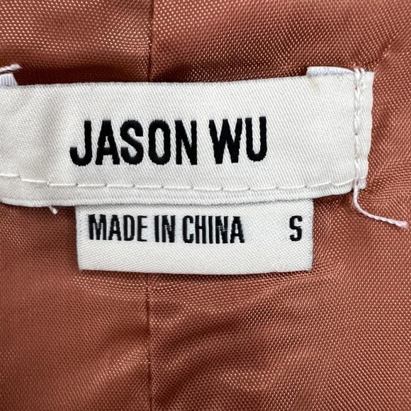 NWT JASON WU V Neck Button Front Lightweight Satin Suit Vest WL765-201-6PA SMALL - Picture 2 of 8